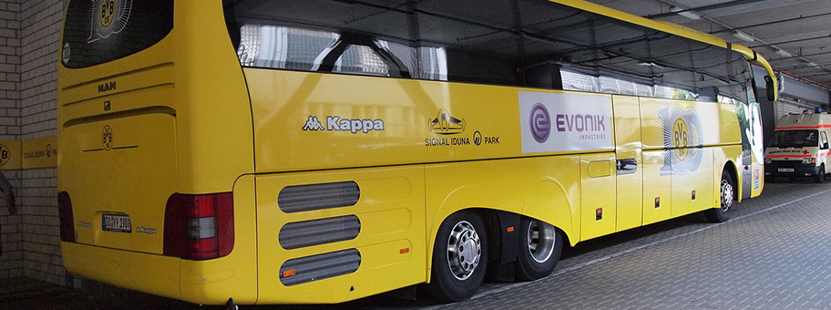 Vereinsbus des BVB 09 bis zum Ende der Saison 20092010.