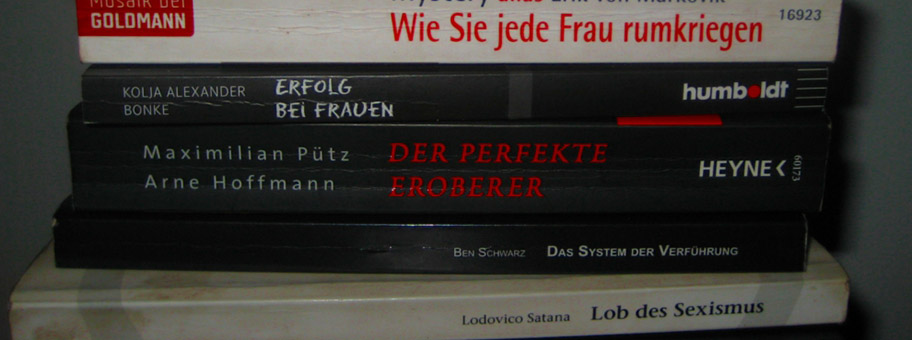 Eine Auswahl von Büchern zum Thema Seduction & Pickup.