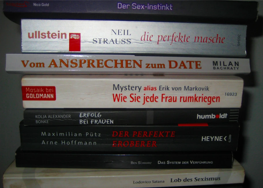 Eine Auswahl von Büchern zum Thema Seduction & Pickup.