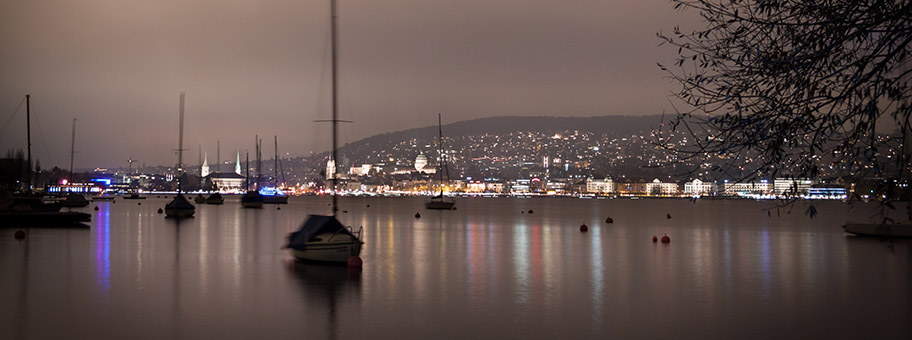 Zürich bei Nacht.