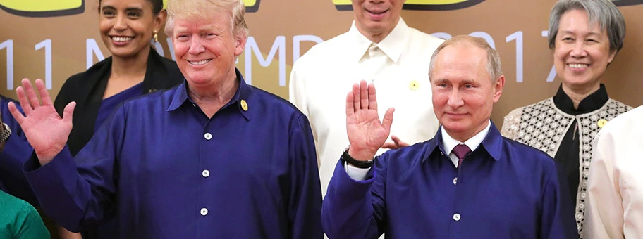 Donald Trump und Wladimir Putin, November 2017.