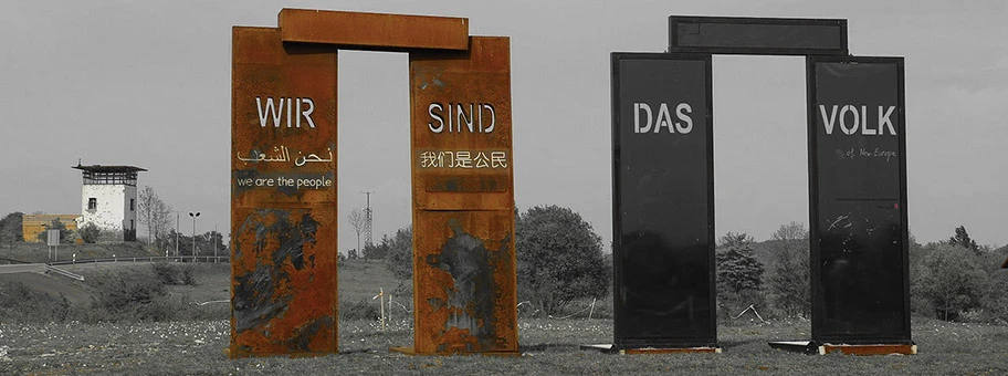 Denkmal zur Einheitsbewegung in der DDR 1989