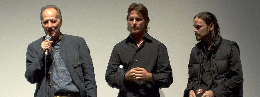 Werner Herzog, Christian Bale und Jeremy Davies bei der Filmpremiere von «Rescue Dawn» in Toronto.