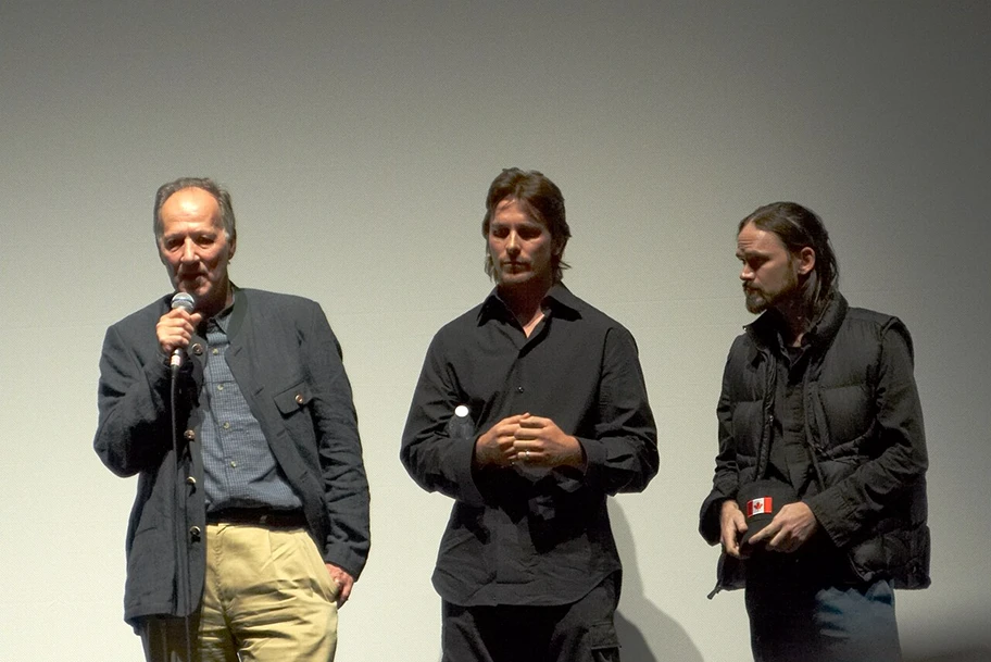 Werner Herzog, Christian Bale und Jeremy Davies bei der Filmpremiere von «Rescue Dawn» am 12. September 2006 in Toronto.