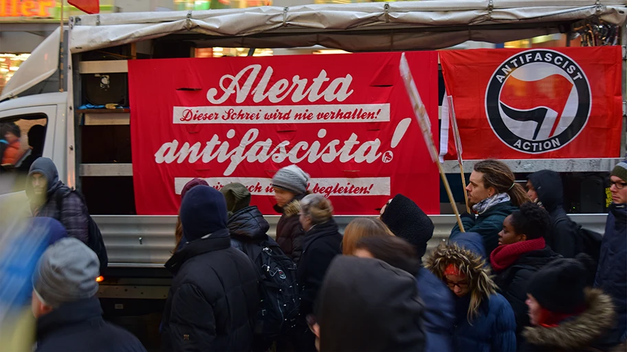 Grossdemo in Wien am 13. Januar 2018 gegen Schwarz-Blau und deren umfangreiche Sparmassnahmen