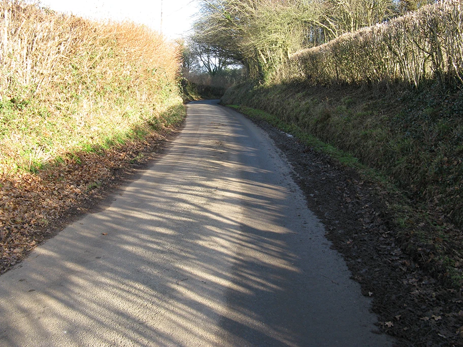 Witches Lane near Witches Cottage.