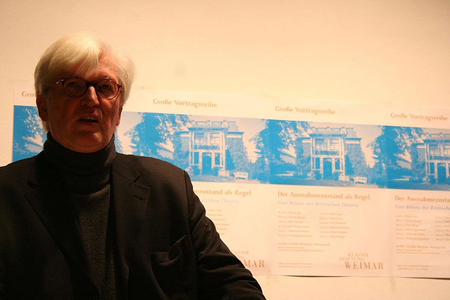 Wolfgang Kraushaar in Weimar, Januar 2012.