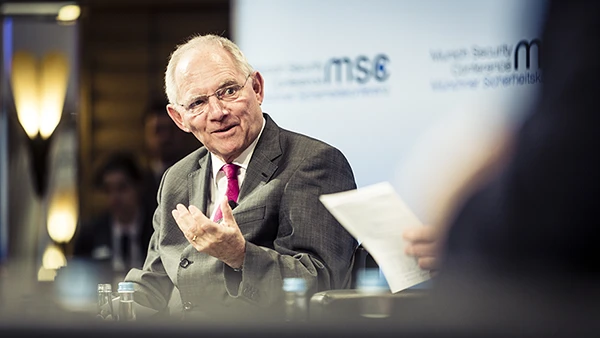 Wolfgang Schäuble während der Münchner Sicherheitskonferenz 2017.