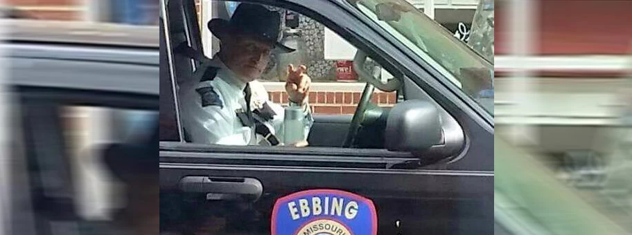Woody Harrelson auf der Hauptstrasse von Sylva während des Drehs zum Film «Three Billboards Outside Ebbing, Missouri».