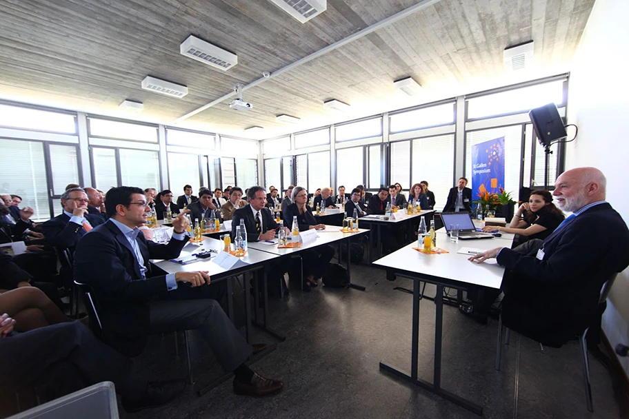 Eine Work Session mit Richard Armstrong von der Guggenheim Foundation am 41. St. Gallen Symposium im Mai 2011 an der Universität St. Gallen.