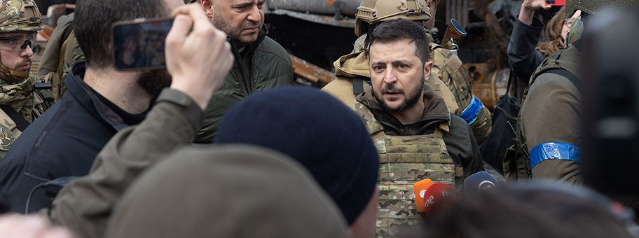 Wladimir Selenskij, April 2022.