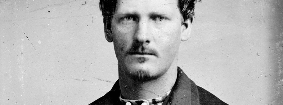 Wyatt Earp im Alter von 21, 1869.