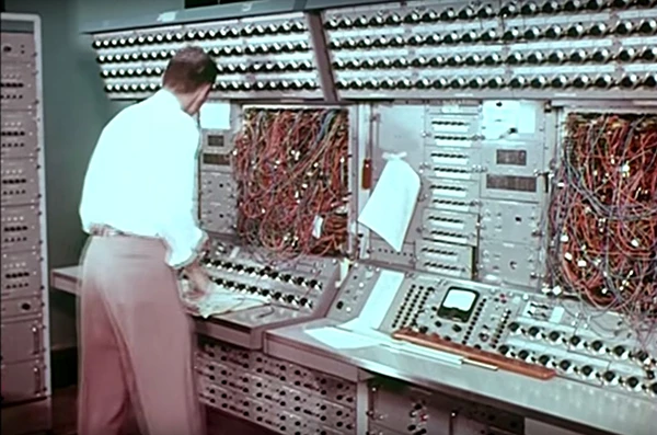 X-15 simulator analog computer.