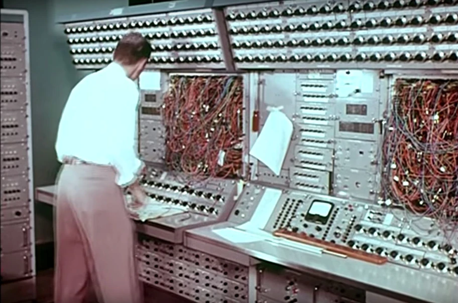 X-15 simulator analog computer.