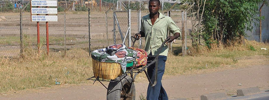 Arbeiter in Sambia, November 2017.