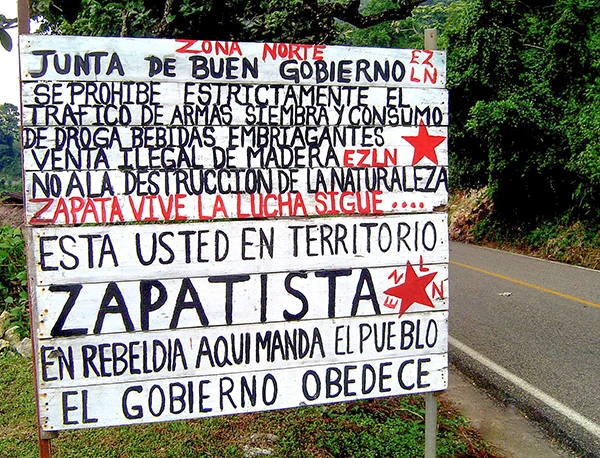 Territorium der EZLN in Chiapas, Mexiko.
