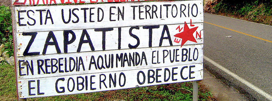 Territorium der EZLN in Chiapas, Mexiko.