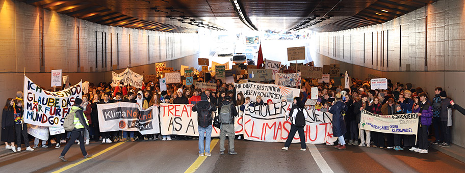 Klimastreik in Zürich, 18. Januar 2019.