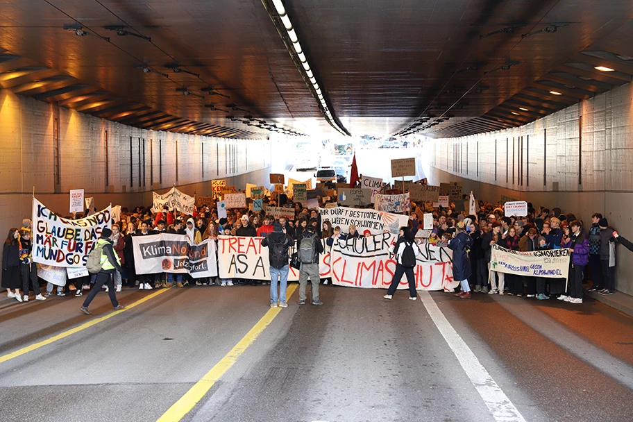 Klimastreik in Zürich, 18. Januar 2019.