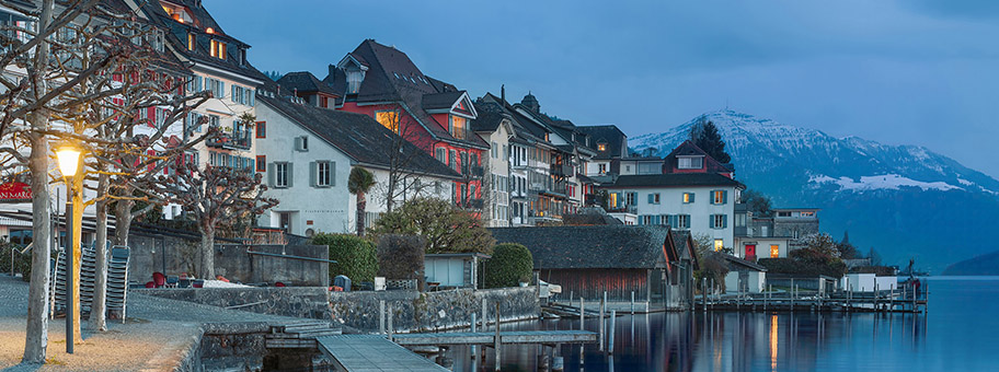 Altstadt von Zug, April 2021.