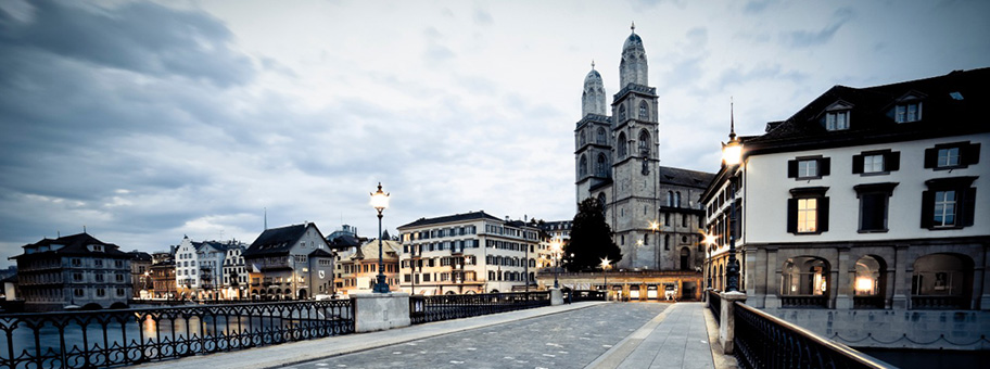 Grossmunster en Zurich, Suiza.