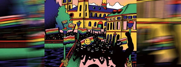 Demo in Zürich, 1980.