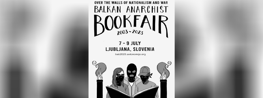 Anarchistische Buchmesse in Ljubljana.