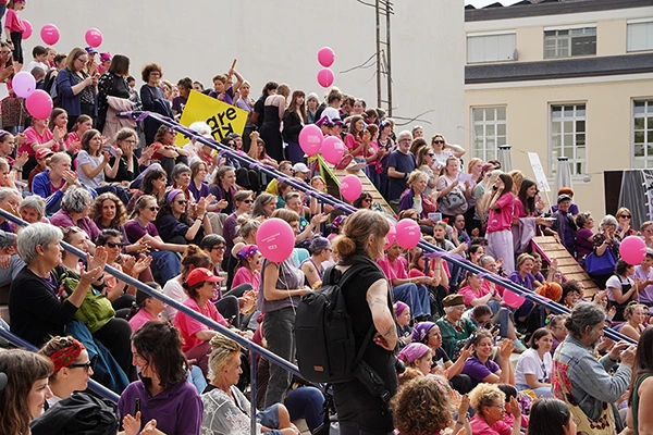 Feministischer Streik in Basel.