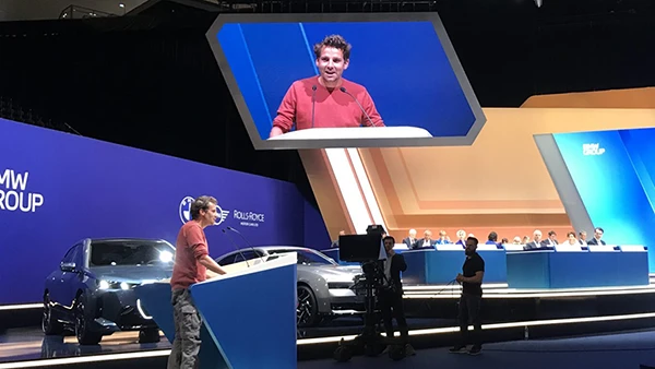 Rede an der Hauptversammlung der Bayerischen Mobilitäts-Werken.
