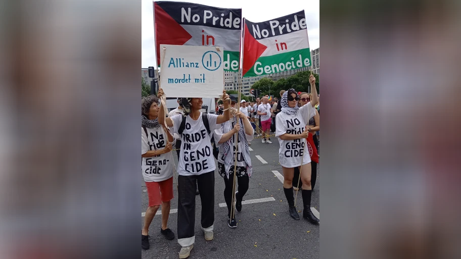 Palestine Rising auf dem Berliner CSD, 26. Juli 2025.