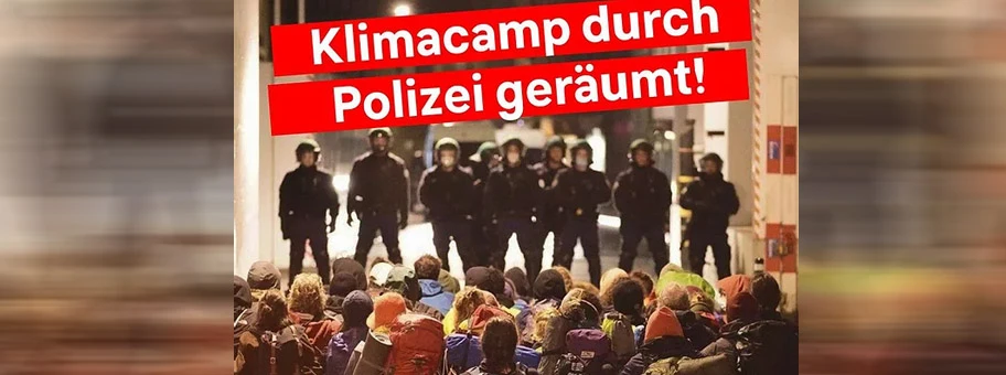 Bern: Klimacamp durch Polizei geräumt