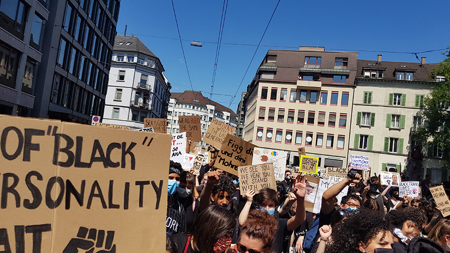 Black Lives Matter Demo in Zürich 2020