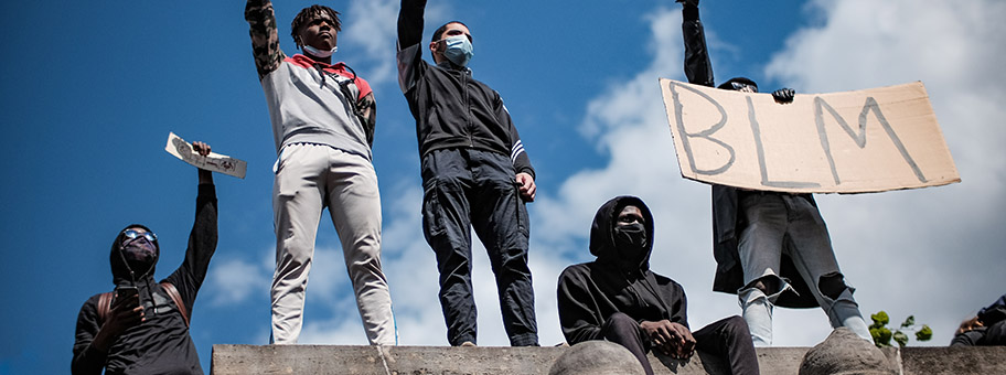 Black Lives Matter Demonstration in Brüssel, Juni 2020.