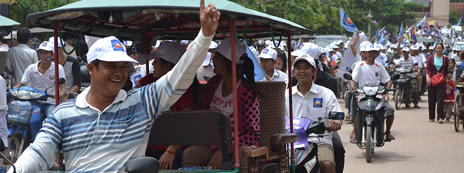 Noch 2013 brachte die Oppositionspartei CNRP die Massen auf die Strassen.