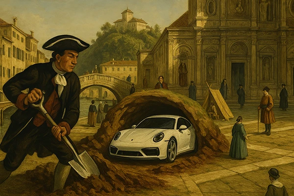 „Der Tunnel des Herrn Porsche“