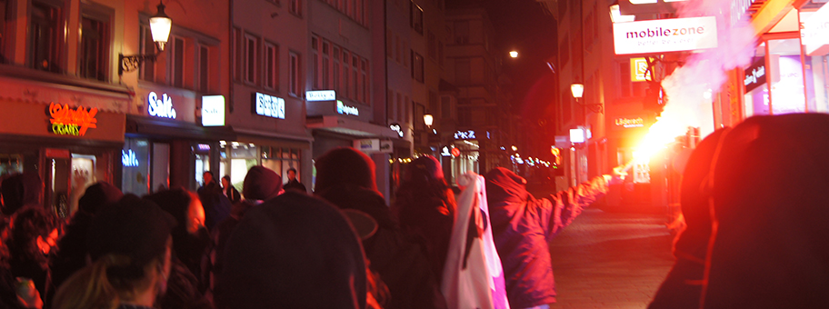 Winterthur: Demo zum internationalen Frauenkampftag 2022.