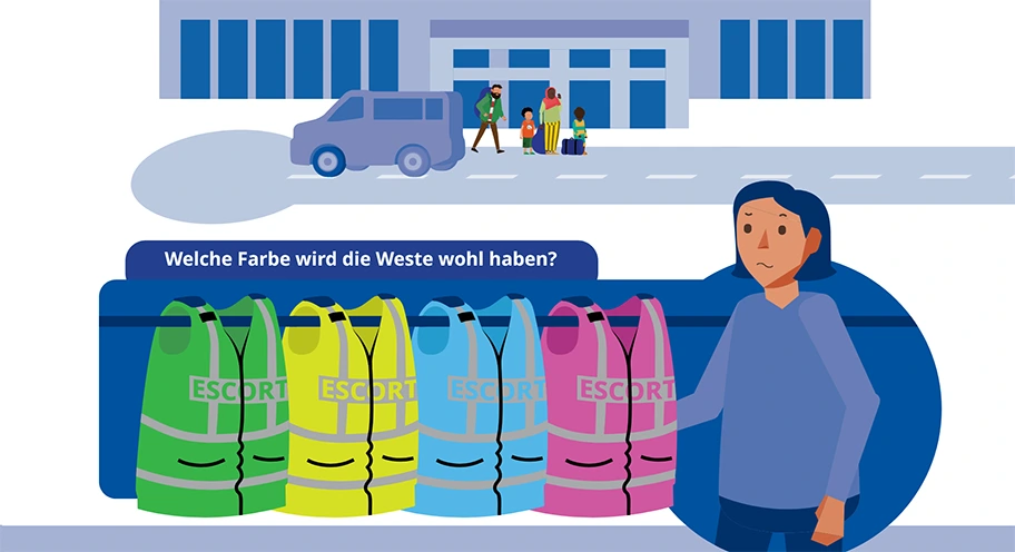 Illustration aus der Frontex Broschüre 