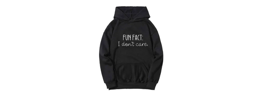 «Fun Fact: I don't care» - die Aufschrift auf dem Pulli scheint die Geschäftsphilosophie des Konzerns gut zu beschreiben.