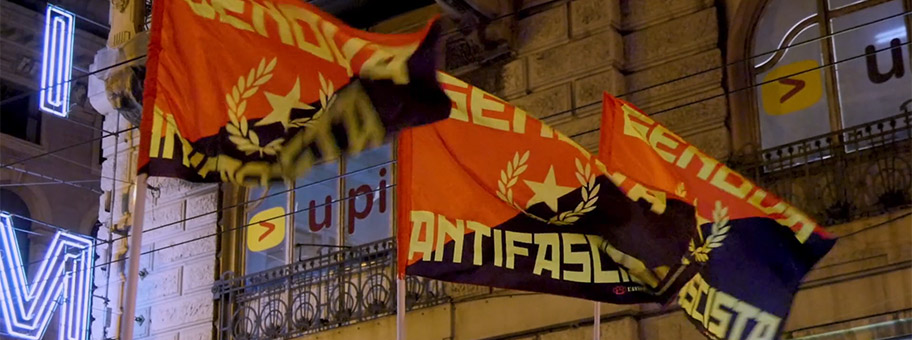 Über 6000 Menschen beteiligten sich an der Demonstration in Genua.