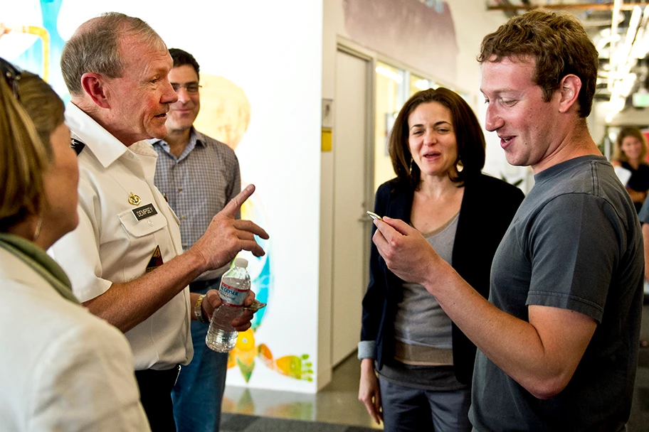 Mark Zuckerberg, Facebook founder and CEO at Facebook headquarters in Mountain View, California.