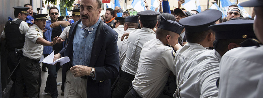 Guatemala 2017 - Massenproteste auf den Strassen gegen die Politik von Staatspräsident Jimmy Morales.