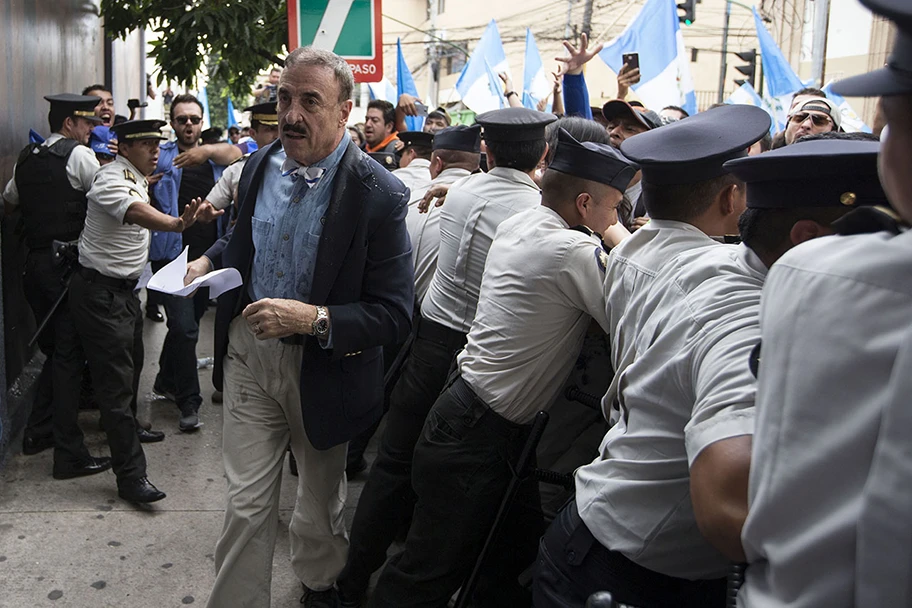 Guatemala 2017 - Massenproteste auf den Strassen gegen die Politik von Staatspräsident Jimmy Morales.