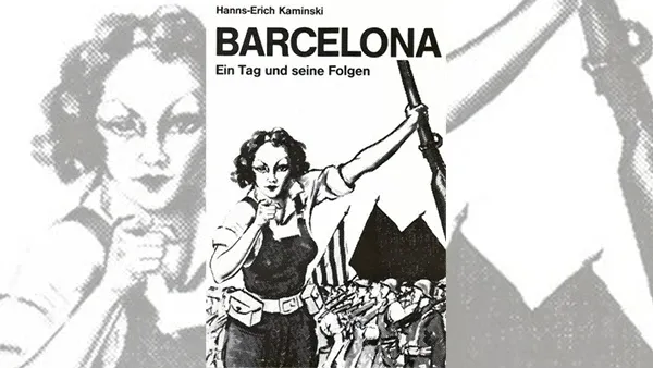 Barrikaden in Barcelona nach dem Aufstand der Nationalisten, Sommer 1936.