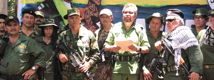 Kolumbien vor neuem bewaffneten Konflikt? Iván Márquez verliest Manifest der neuen Farc-Guerilla.