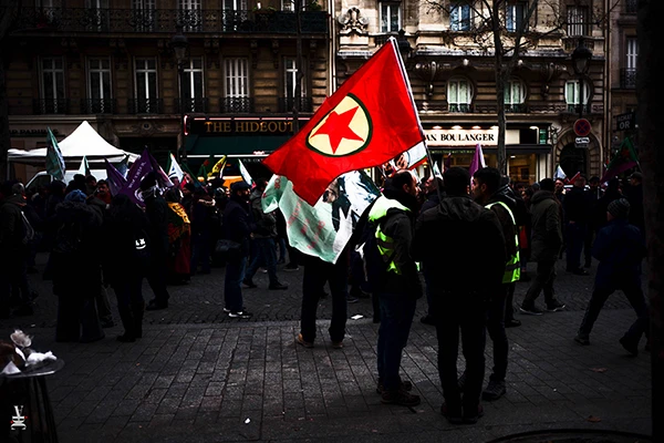 Kurdusche Solidaritätsdemonstration in Paris, 13. Januar 2020.