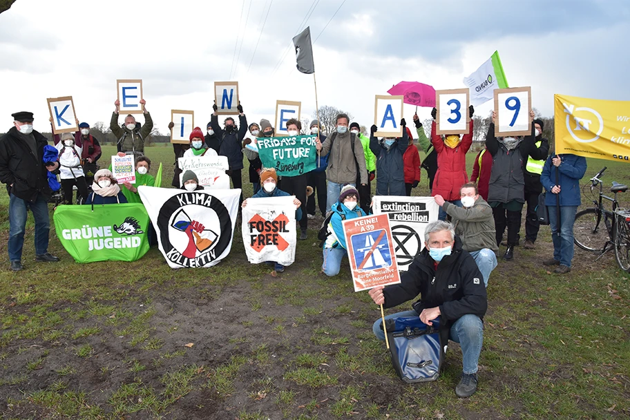 Auftaktveranstaltung für Fahrraddemonstration „Keine A39 – Verkehrswende jetzt, auch in Lüneburg!“