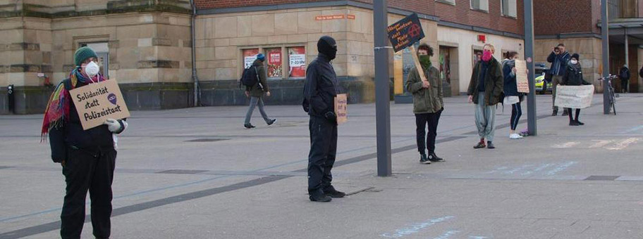 Demonstrationsfreiheit erhalten, Kiel.