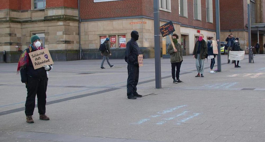 Demonstrationsfreiheit erhalten, Kiel.