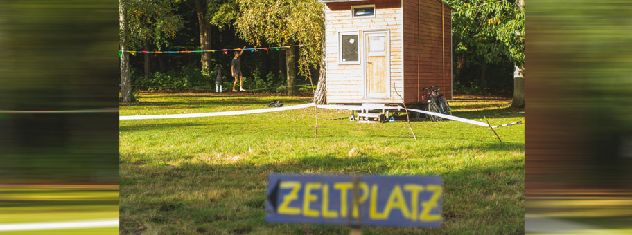 Zeltplatz des diesjährigen Lüneburger Klimacamps, 29. Mai 2021.