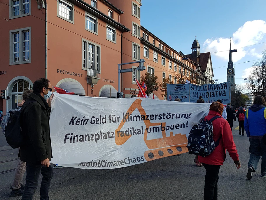 Climate strike in Zurich, June 2021.